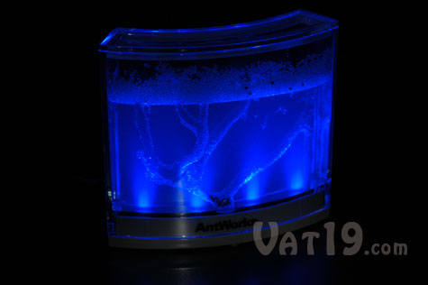 AntWorks Illuminated LED ant farm is a gel ant farm.