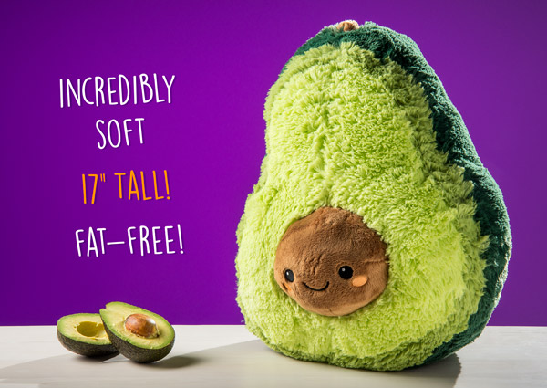 avocado fluffy toy