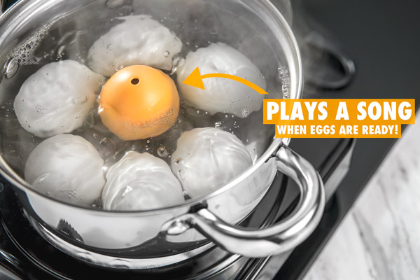 BeepEgg: Perfectly boil eggs!