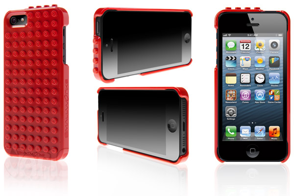 The Brickcase iPhone case from multiple angles.