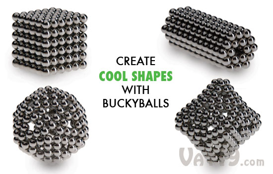 what are buckyballs made of