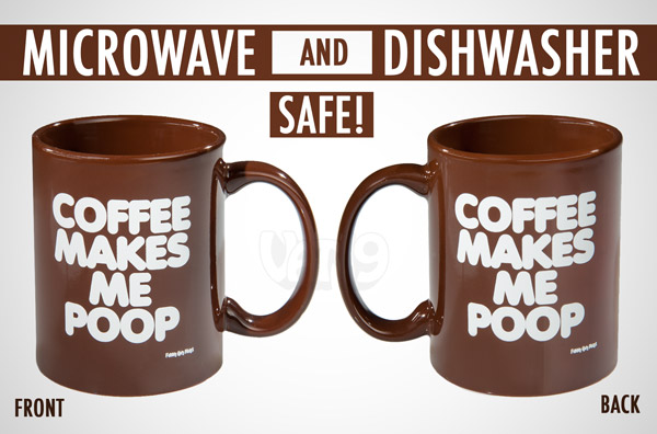 thumbnail image 2 of Dailygifts Funny Coffee Mug – 'After This Coffee I'm Off For A Poo' – 11oz Ceramic, Novelty Gift 2 of 2