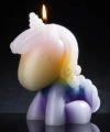 Color Melting Unicorn Candle