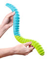 Giant 2-Pound Sour Gummy Worm - Sour Apple/Blue Raspberry