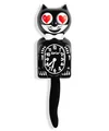 Black Kit-Cat Klock with Heart Eyes