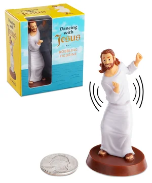 Dancing With Jesus Bobbling Figurine
