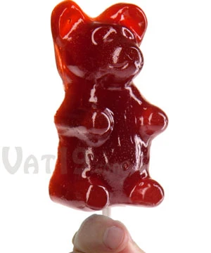 Giant Gummy Bear ... on a Stick