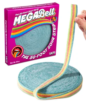MEGABelt: The Super-Long Sour Candy Strip