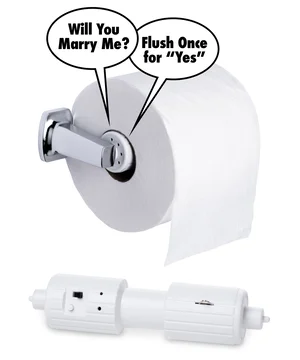 Talking Toilet Paper Roll Holder 