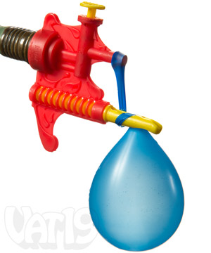 Tie-Not Water Balloon Filler and Tying Tool