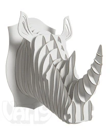 Cardboard Safari Animals - Rhino