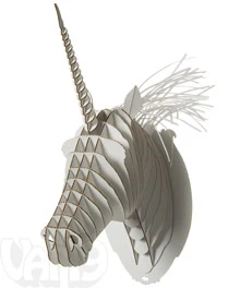 Cardboard Safari Animals - Unicorn