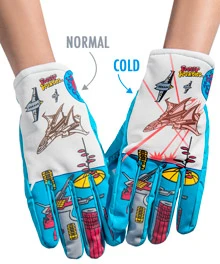 Freezy Freaky Gloves - Fighter Jet (Large)
