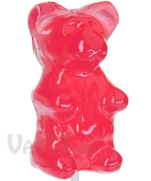 Giant Gummy Bear ... on a Stick - Bubblegum