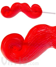 Gummy Mustache - Red Cherry