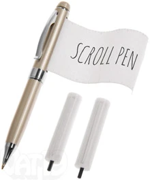 Scroll Pen Gift Set - Pen, Scrolls + Gift Box