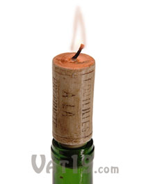 Wine Cork Candles (set of 4)