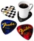 Fender Guitar Pic Coasters