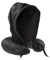Hoodiepillow Memory Foam Travel Pillow Black As Seen On Shark | Desertcart