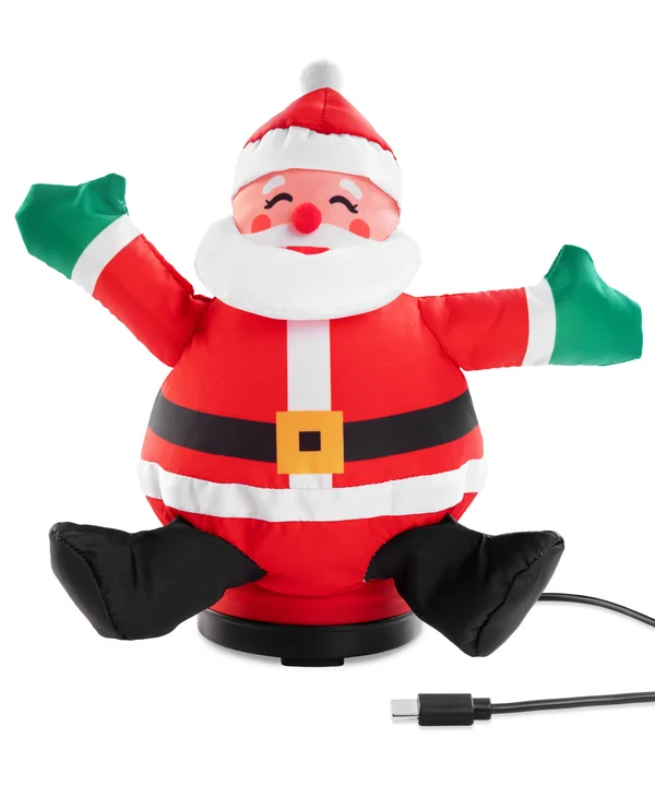 Mini Inflatable Santa A Blow up Decoration For Your Desk And Home Mini Inflatable Santa A Blow up Decoration For Your Desk And Home