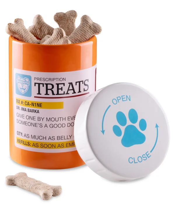 Rx Bottle Pet Treat Jar