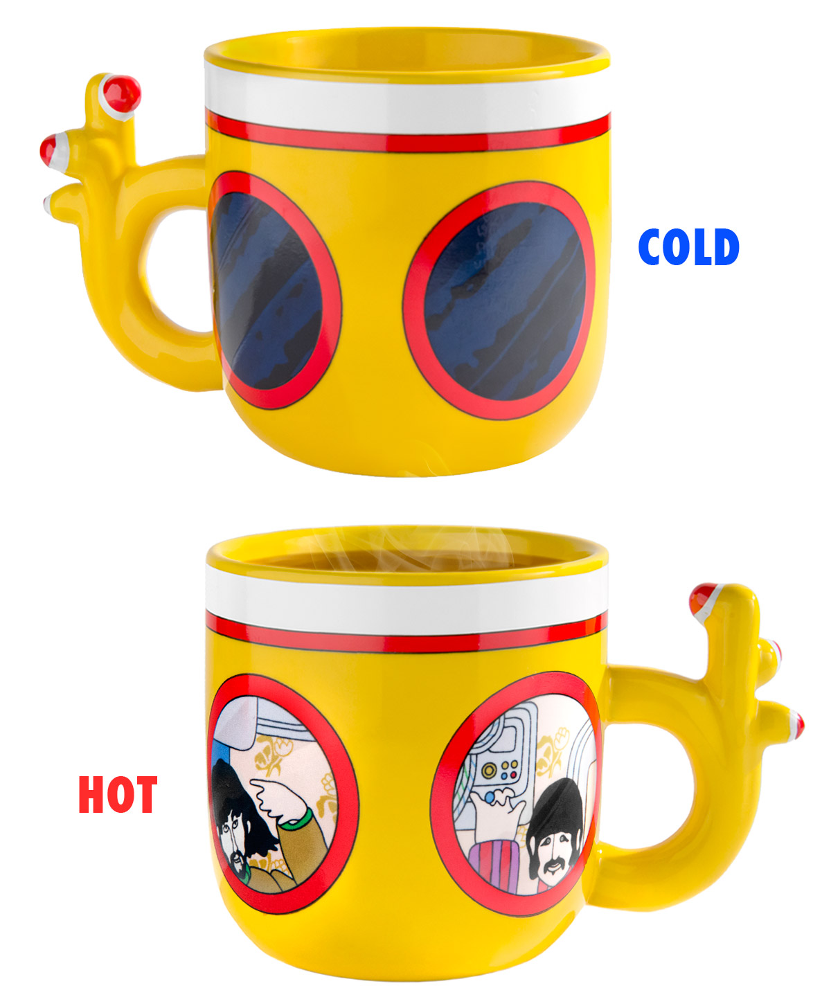 Beatles HeatChanging Yellow Submarine Mug