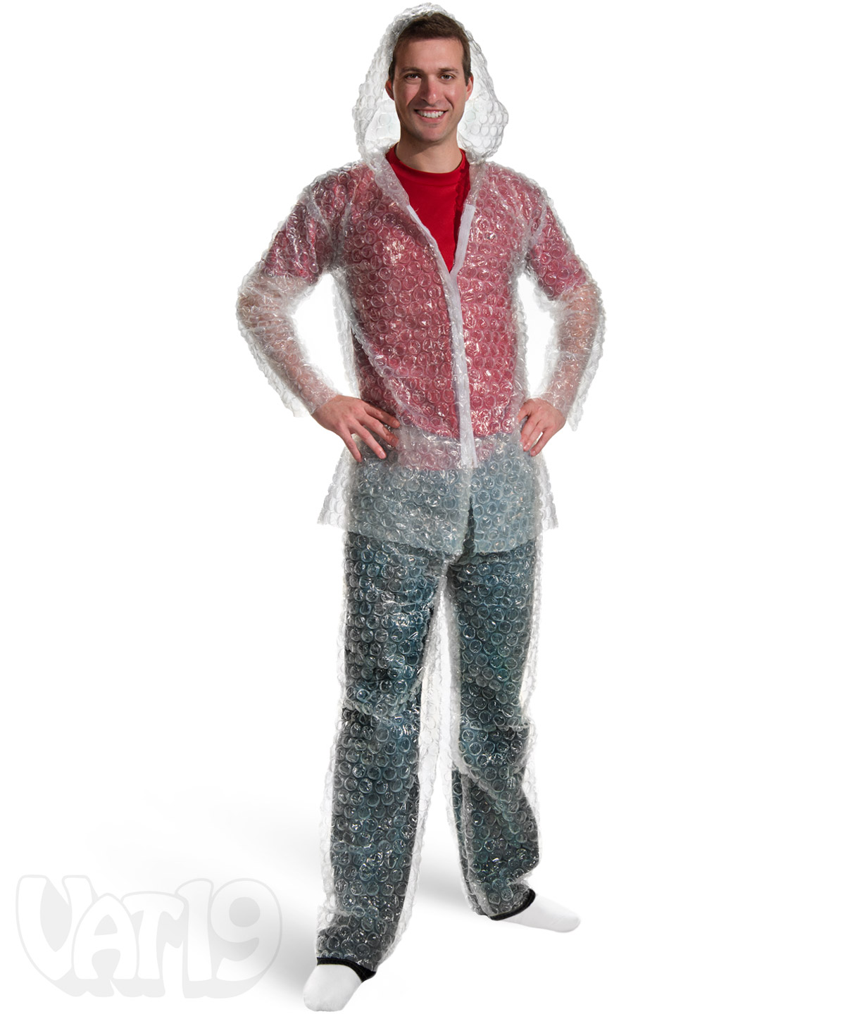 Air Bubble Suit Costume made from real bubble.