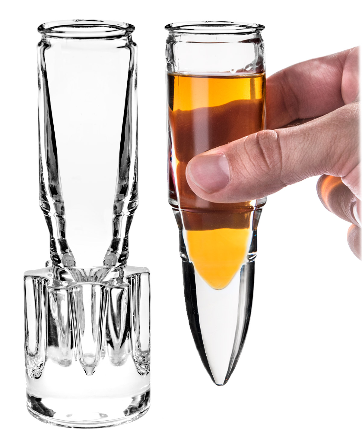 .50 Caliber Bullet Shot Glass