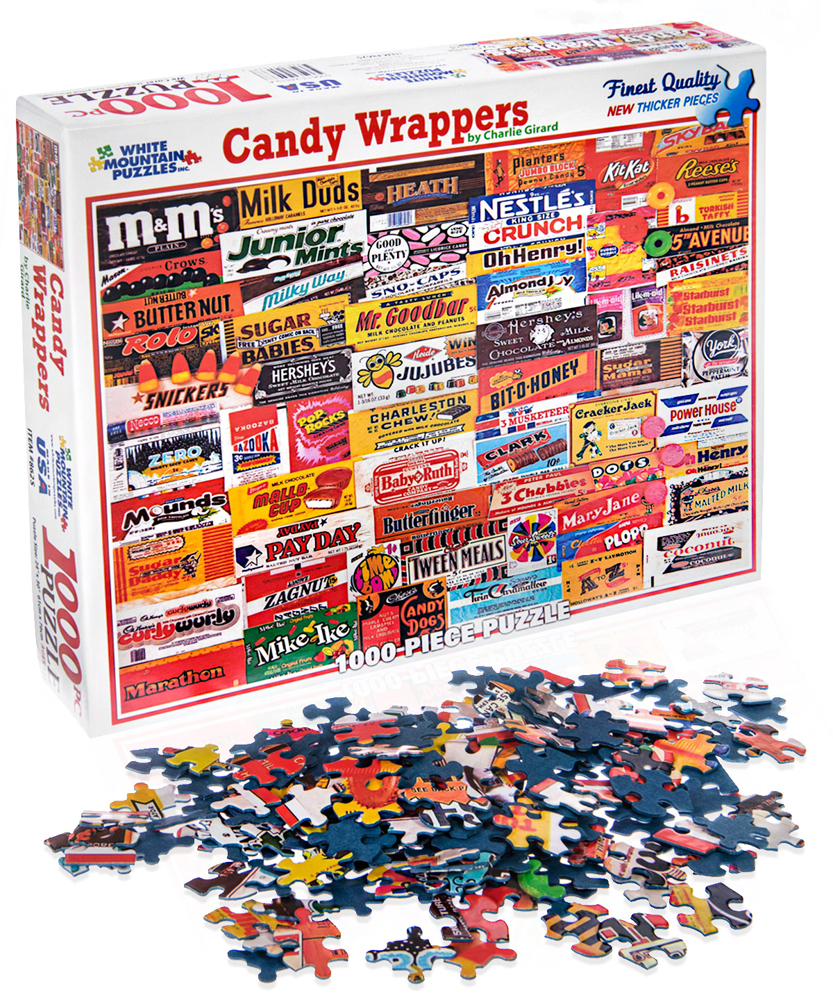 Candy Wrappers Jigsaw Puzzle A retro 1000piece puzzle