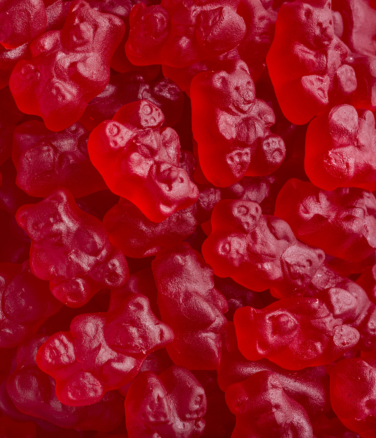 Cinnamon Gummy Bears A fivepound bag of spicy cinnamon gummy bears.