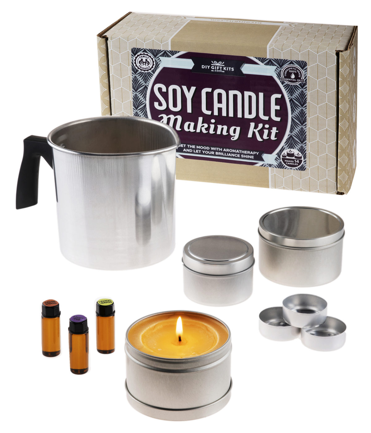 DIY Soy Candle Making Kit Easily make your own highquality candles!