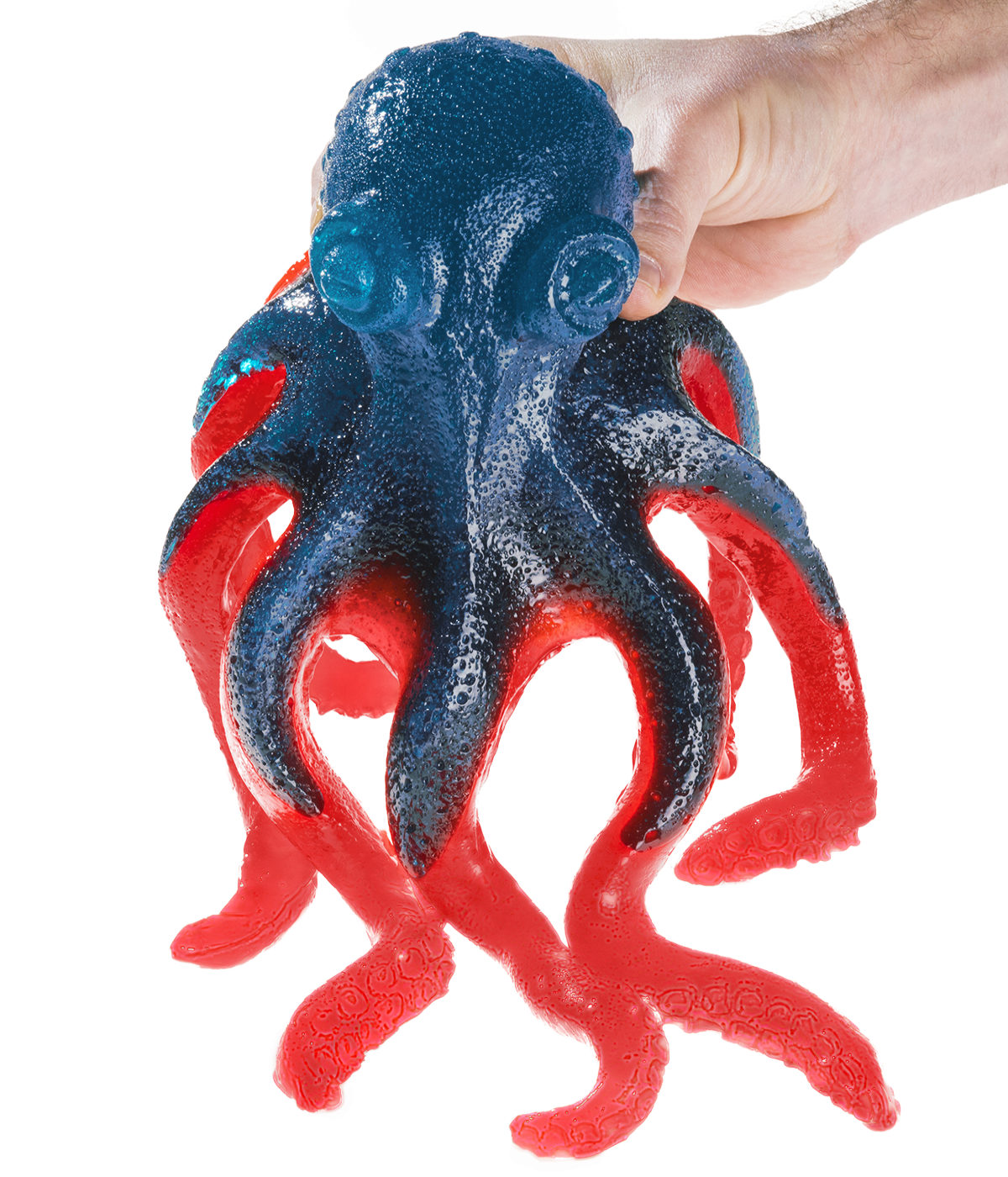 Giant Gummy Octopus Oversized octopus made of chewy candy.
