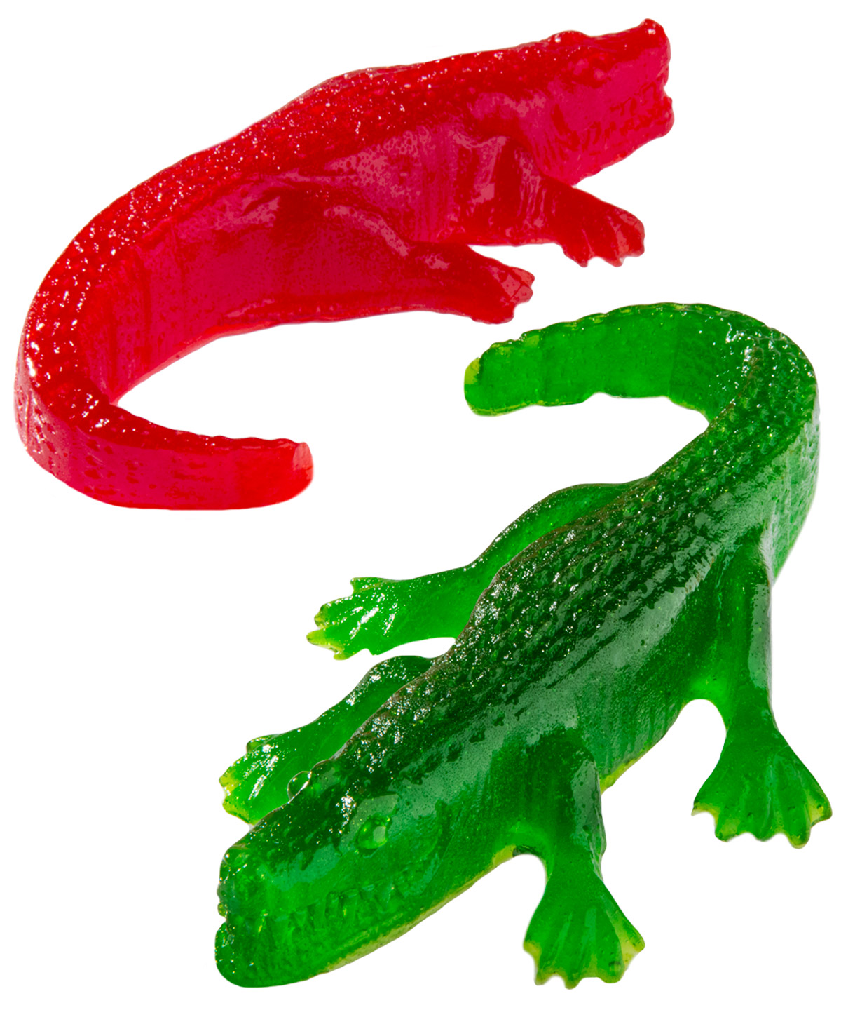 Giant Gummy Gator Alligator made of pure gummy candy.