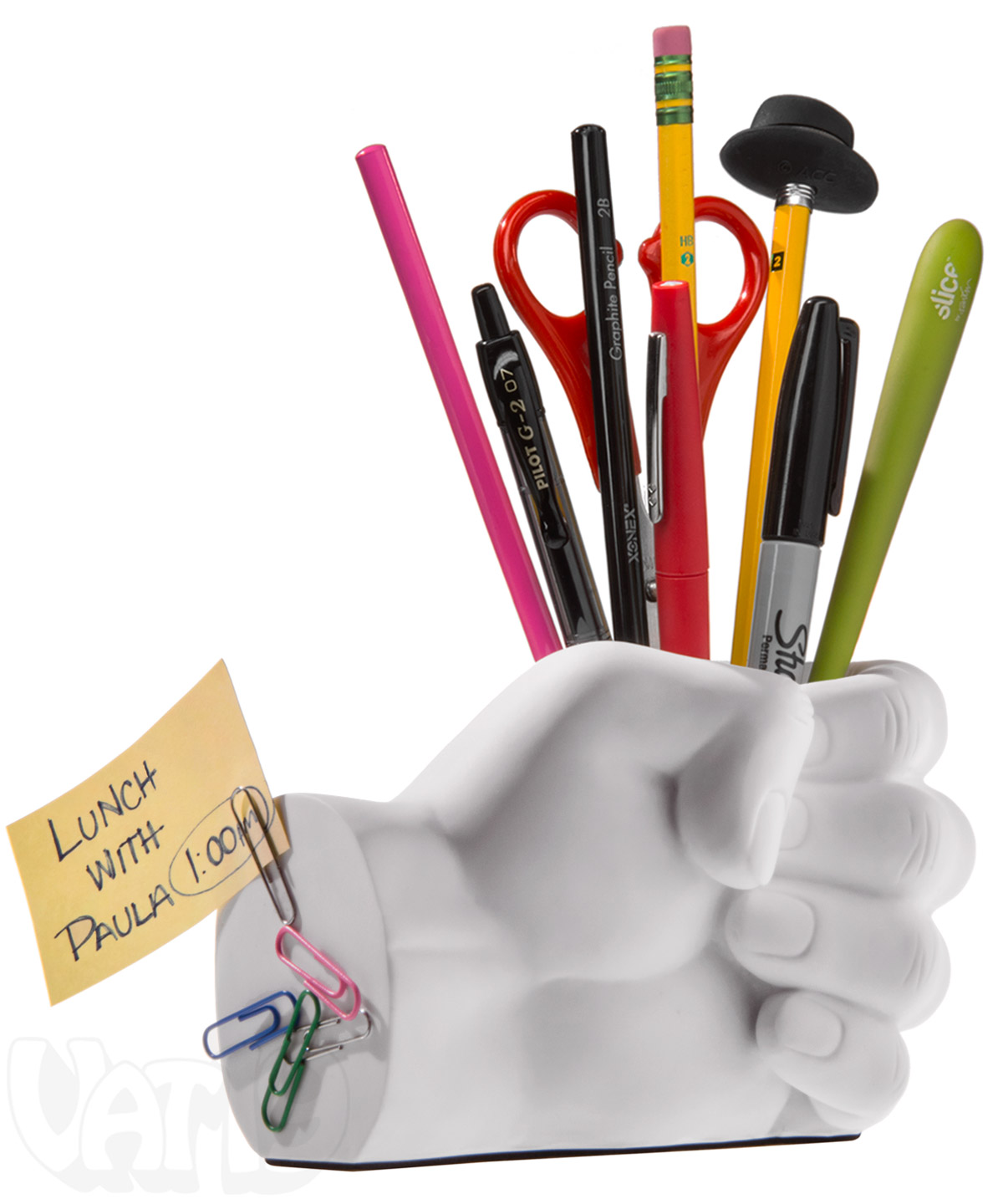 Hand Pen Holder with Back