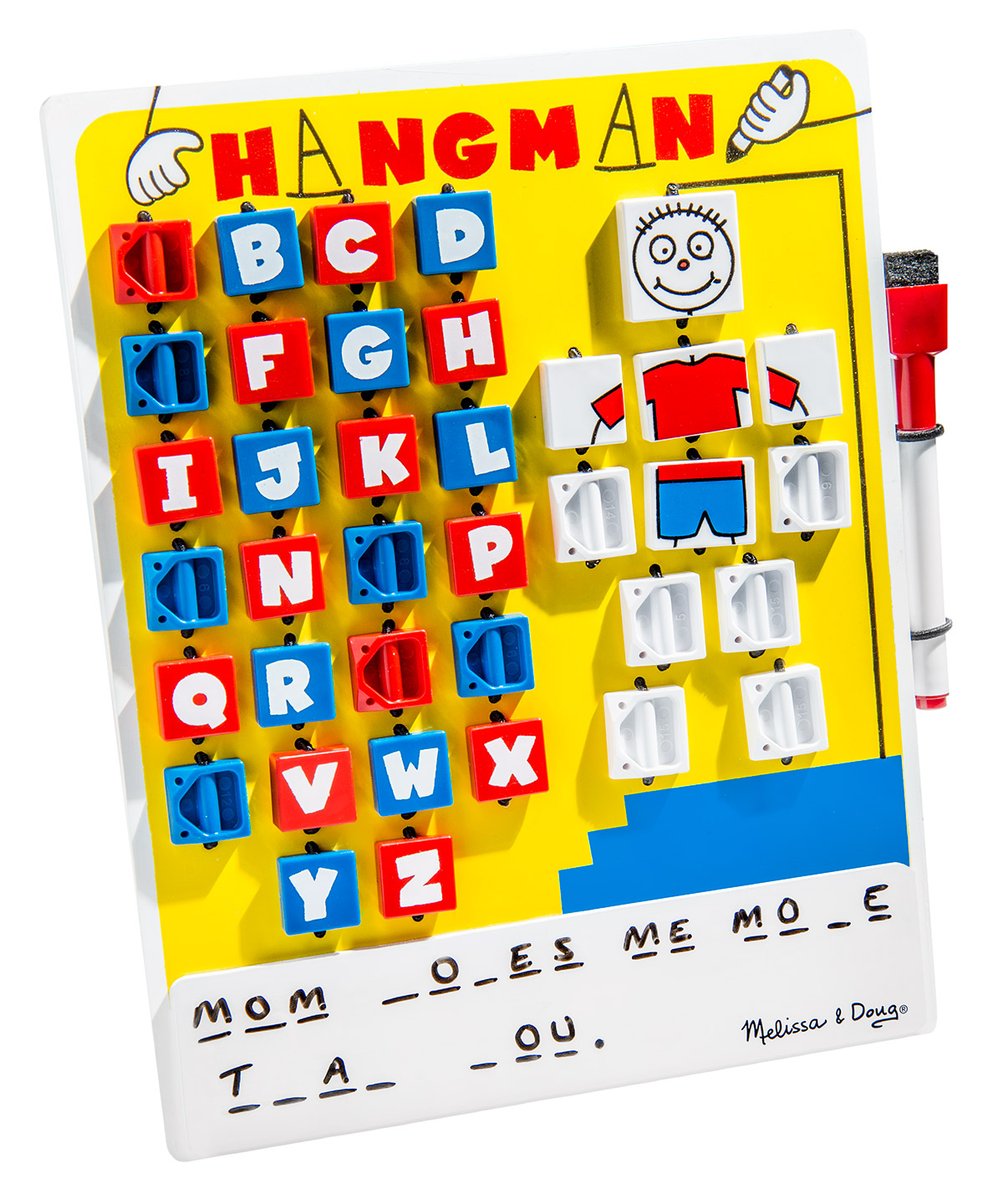 Hangman FliptoWin Wooden Travel Game by Melissa and Doug