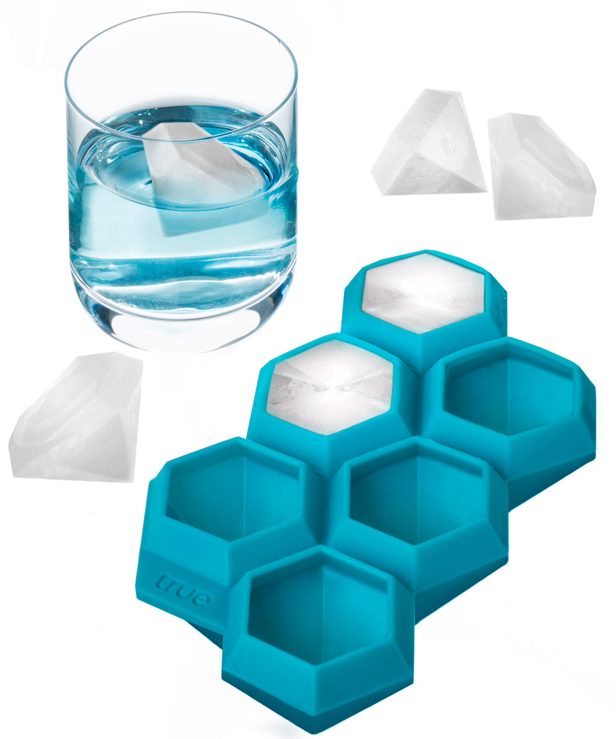 Iced Out Ice Cube Tray Bling up your beverages.