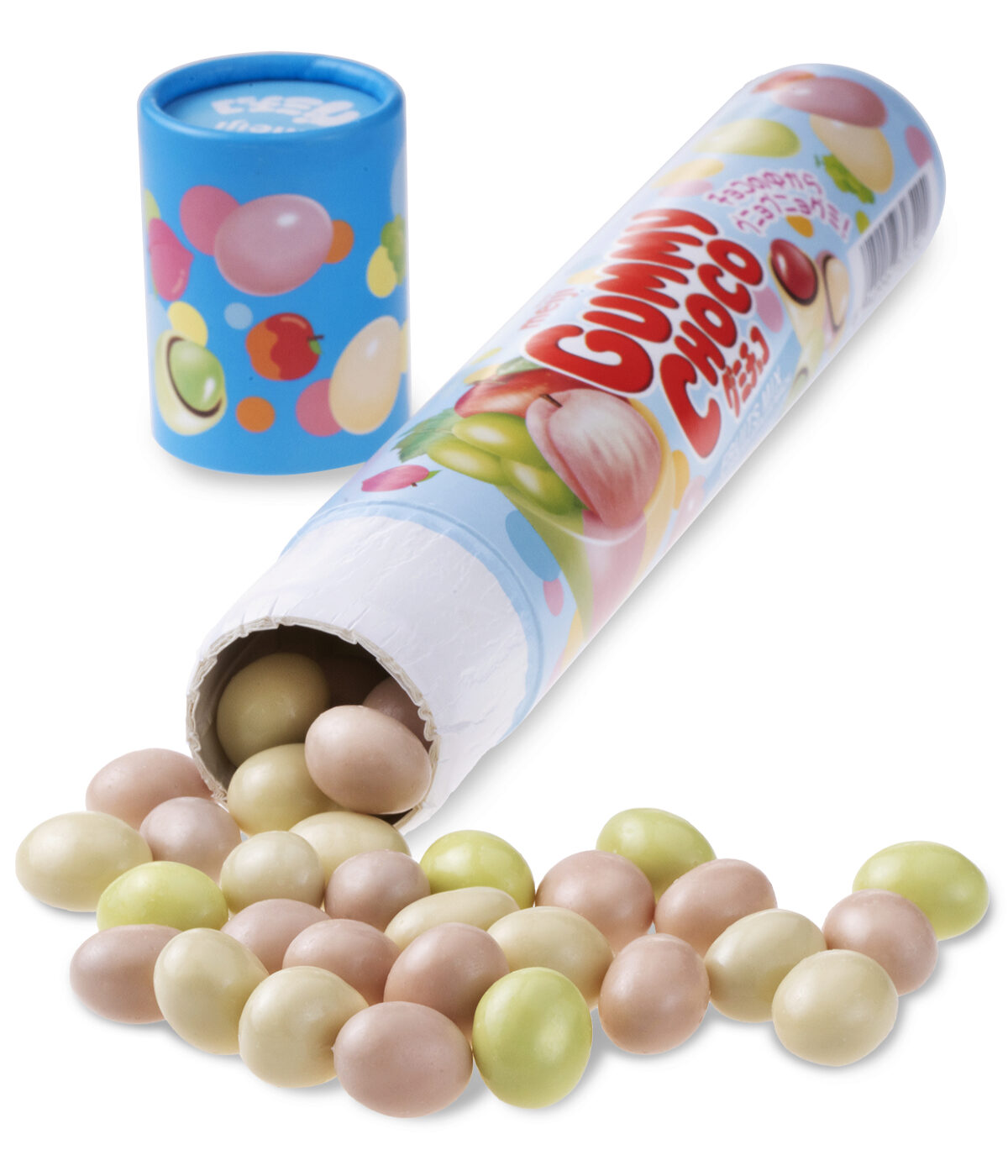 Japanese Gummy Choco Chocolatecovered gummy morsels.