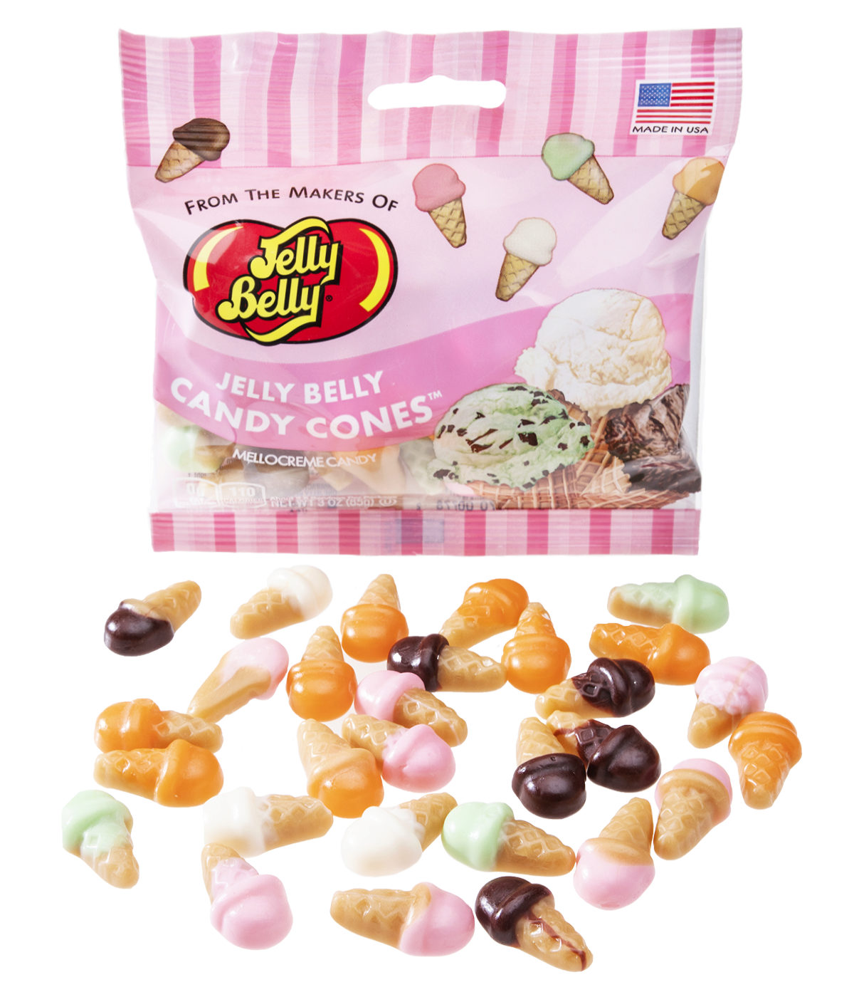 Jelly Belly Candy Cones Soft mellocreme candies inspired by ice cream