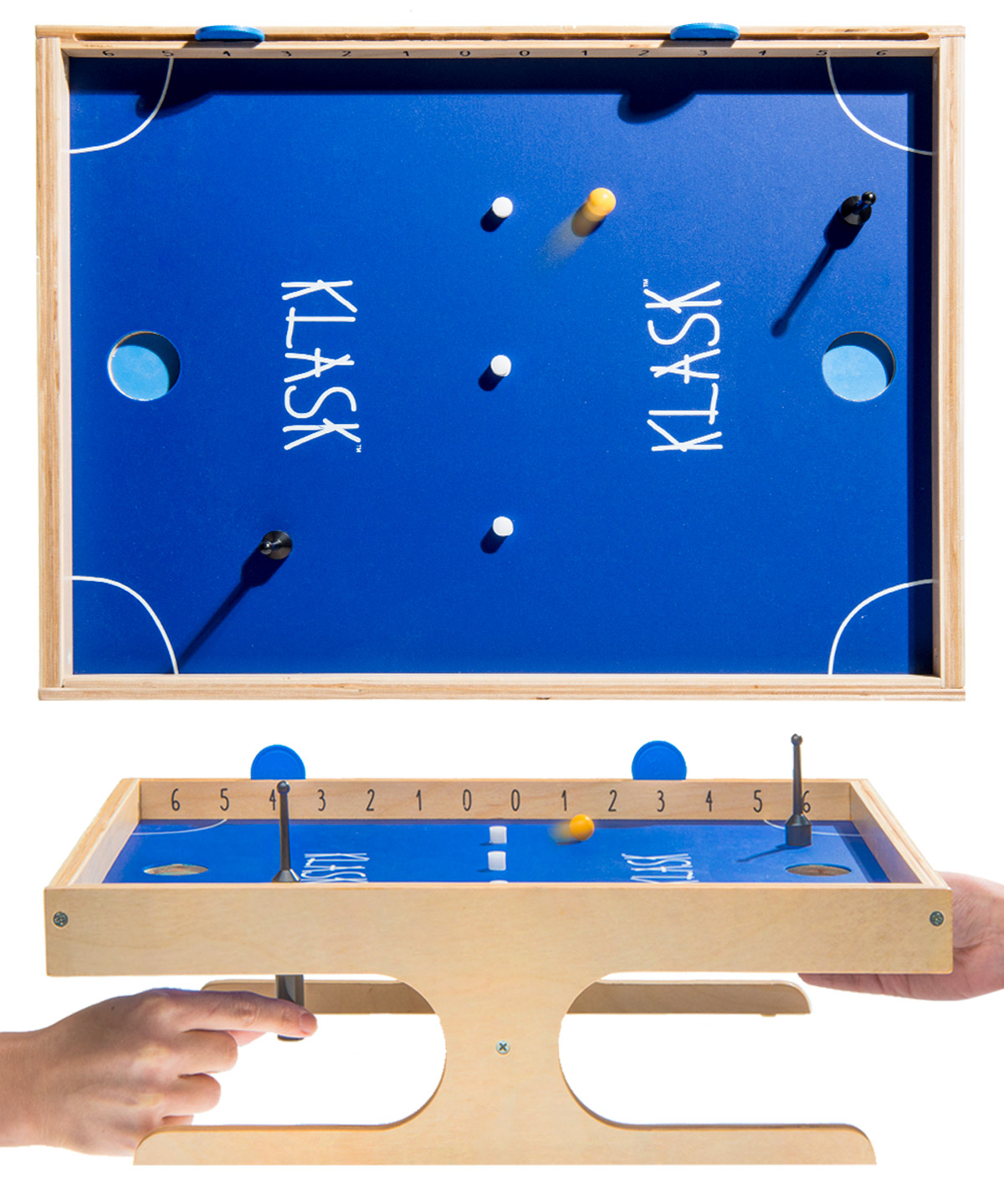 Klask Frenzied tabletop game.