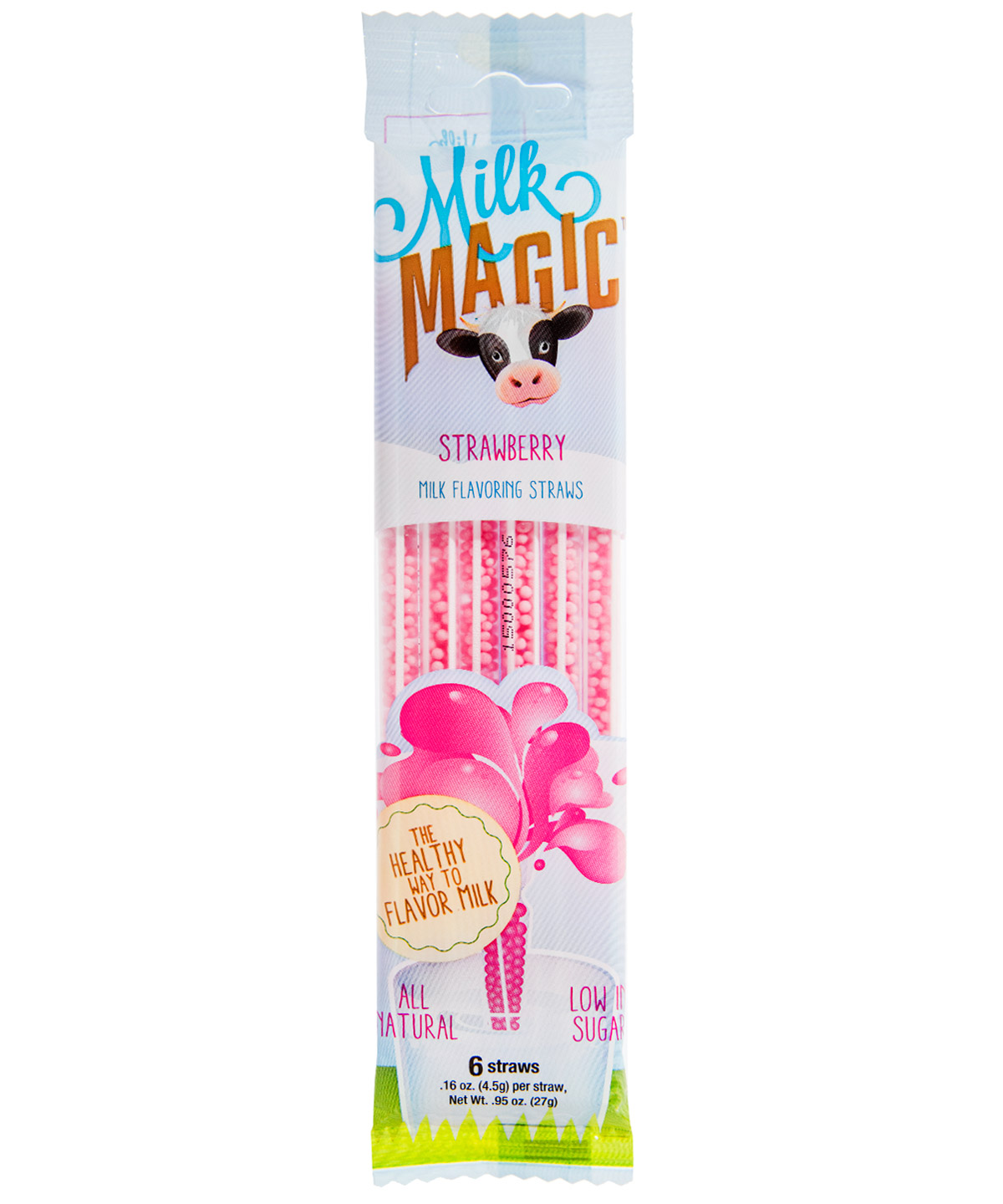 Magic Milk Straws Allnatural flavor straws encourage milk drinking