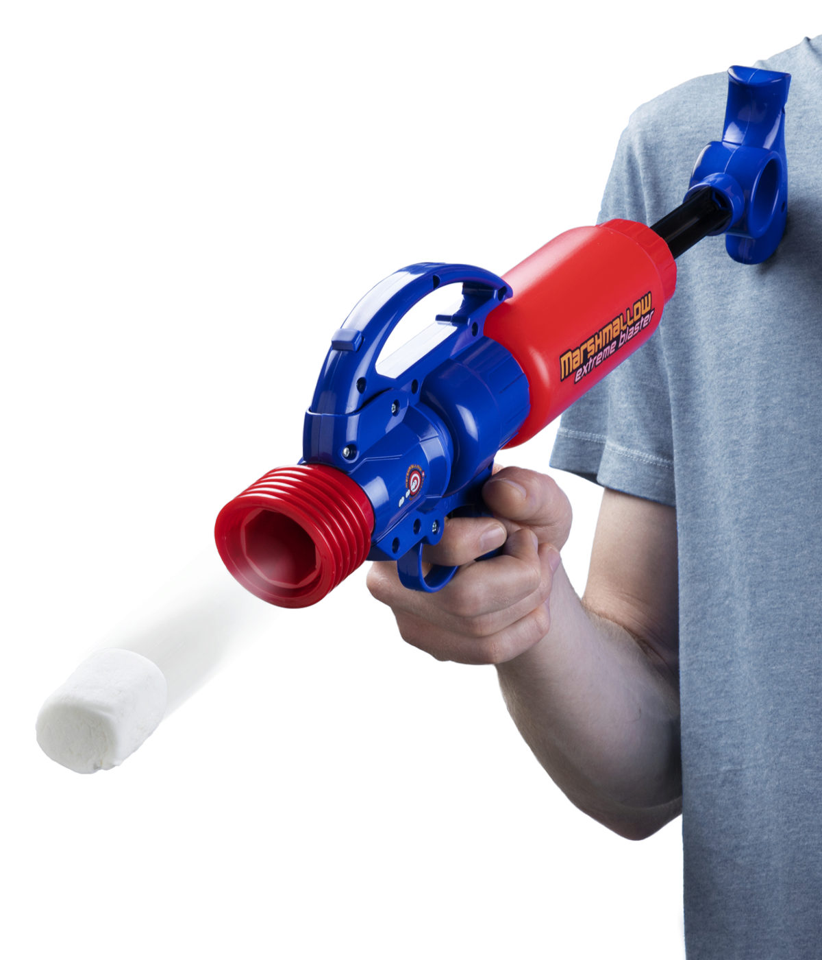 Marshmallow Extreme Blaster Shoot marshmallows up to 40 feet!