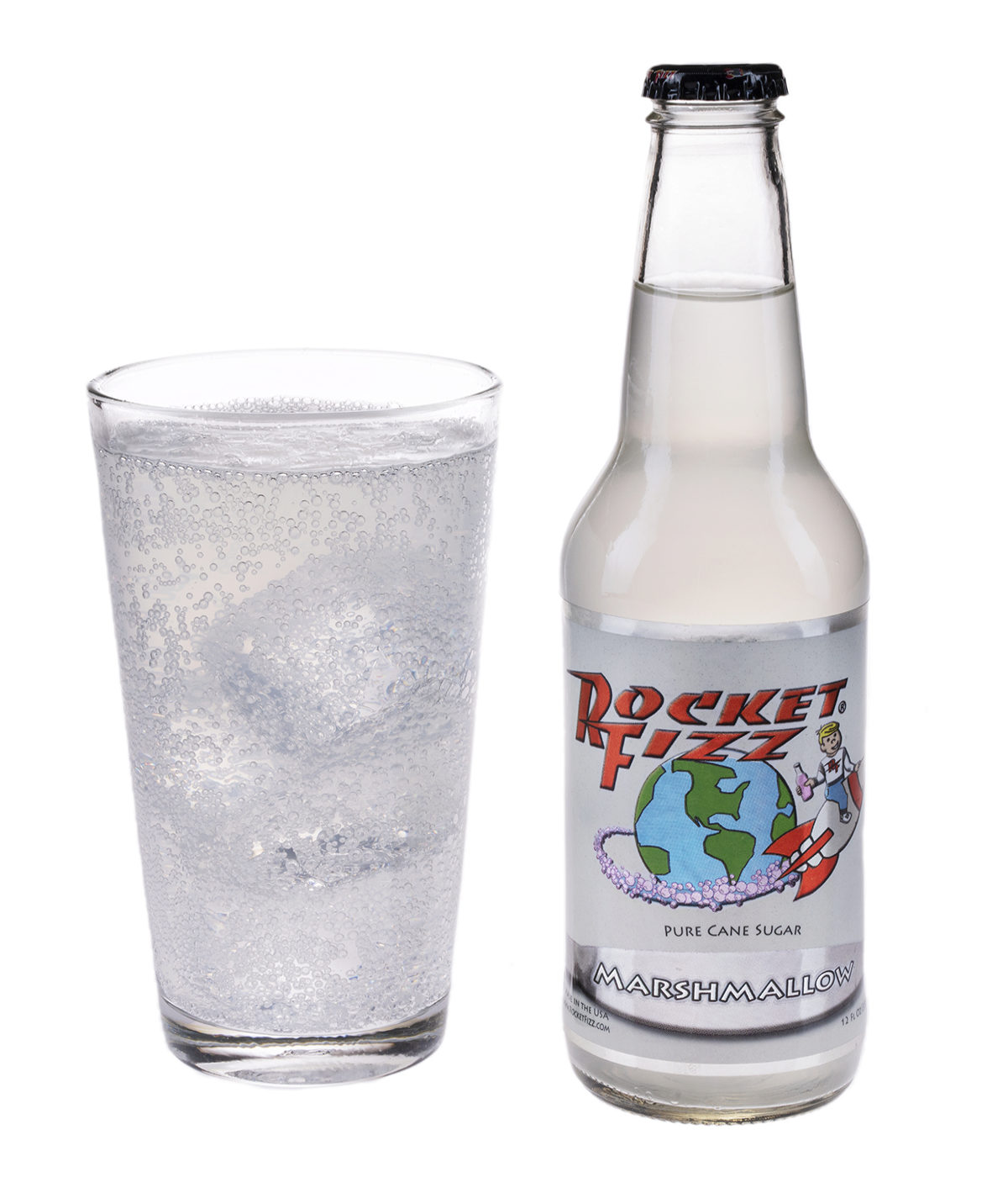 Marshmallow Soda Sweet soda that tastes like marshmallows!