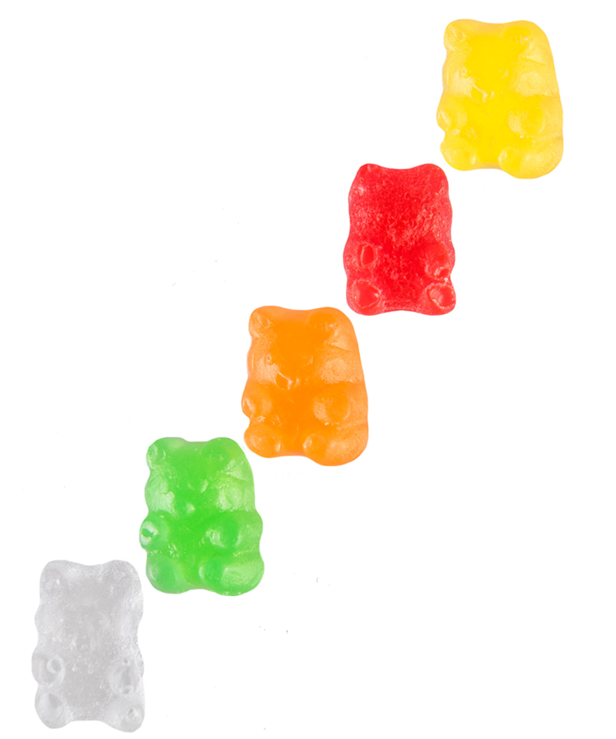 Mini Gummy Bear Soap Colorful, realisticlooking gummy bear soaps