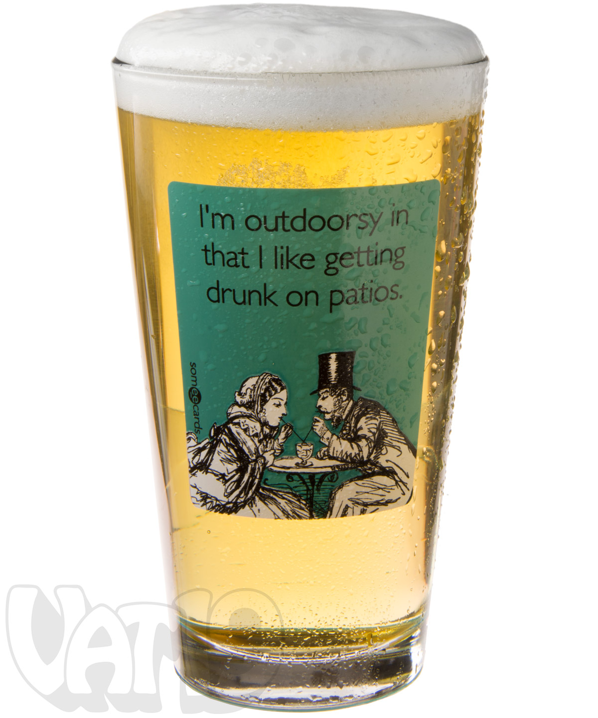 Irreverent Beer Glass Pints and Can Koozies