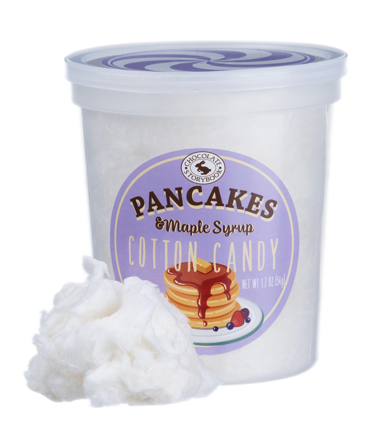 Pancakes & Maple Syrup Cotton Candy Deliciously buttery, syrup flavor.