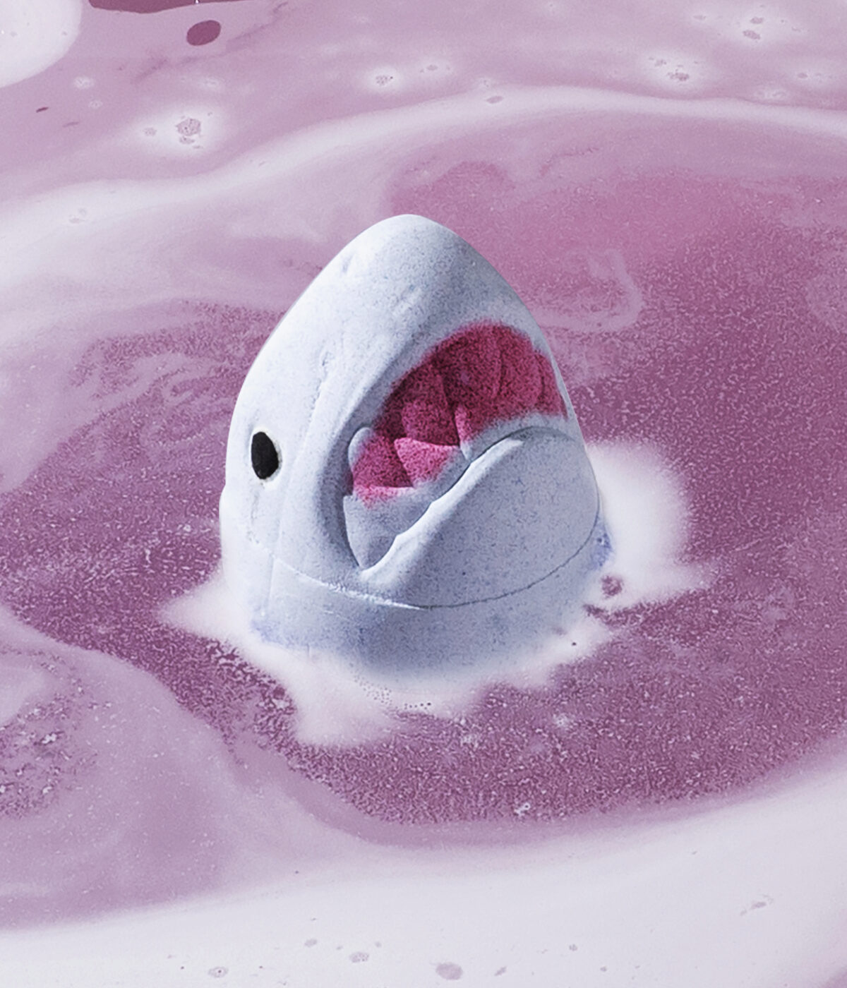 Shark Bath Bomb A shark attack inside your tub!