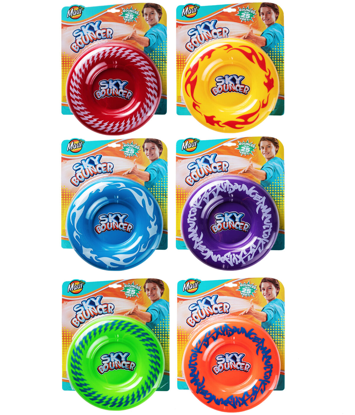 Sky Bouncer Flying disc bounces 25 feet