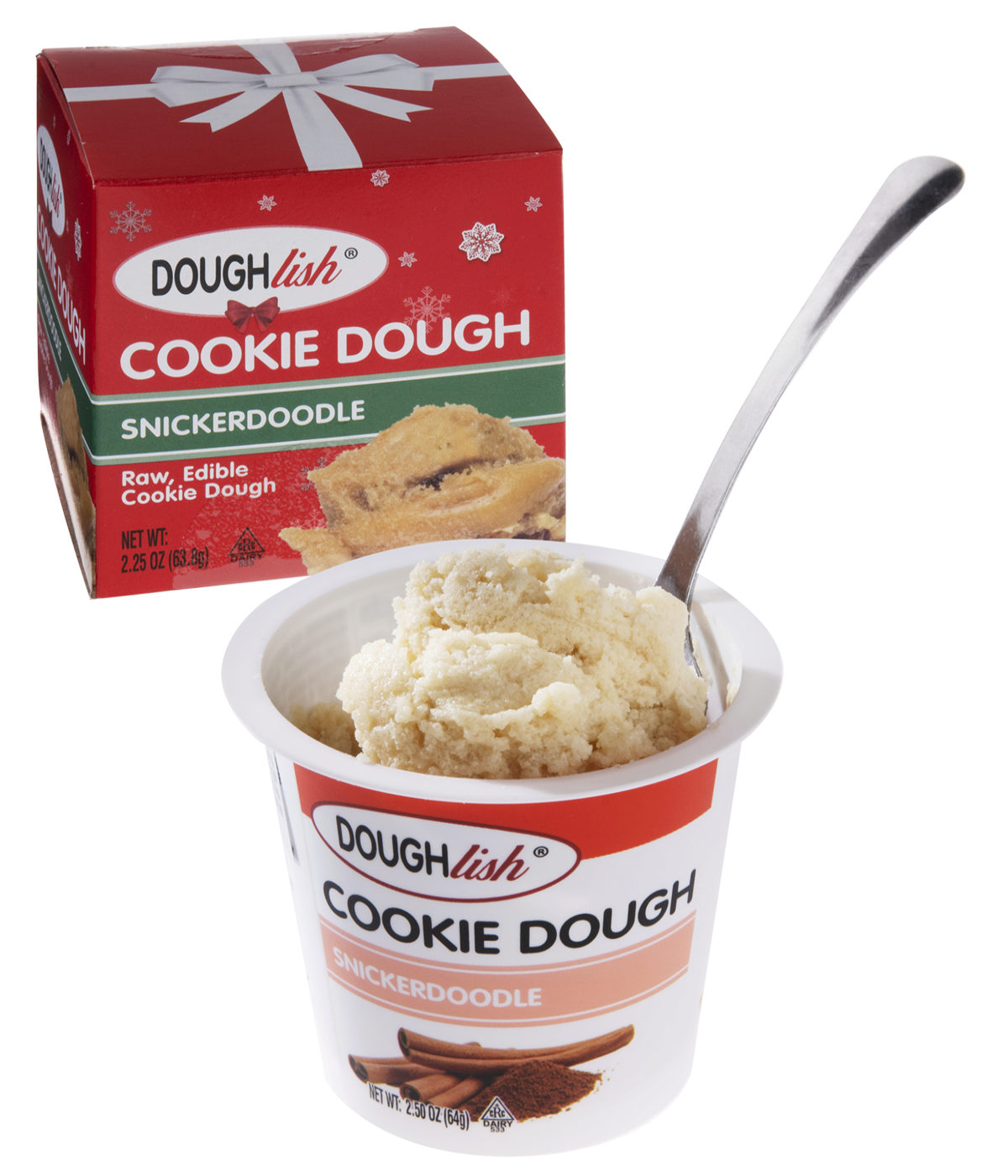 Snickerdoodle Cookie Dough Cups Shelfstable cinnamon cookie dough!