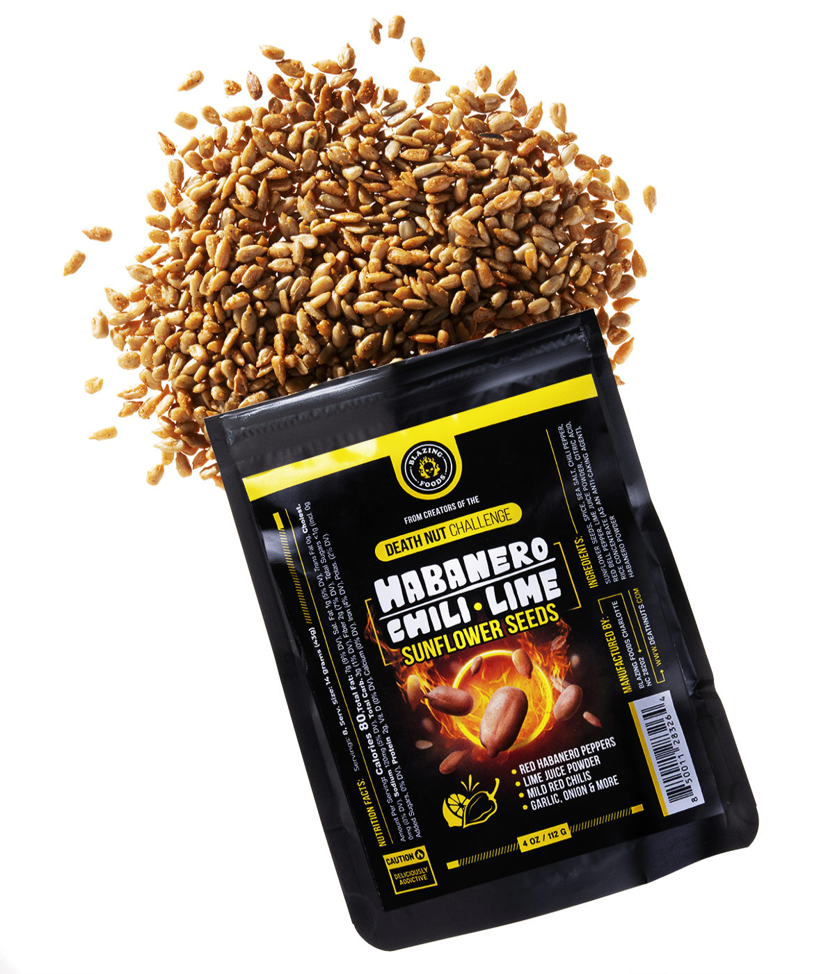 Spicy Sunflower Seeds Sunflower seeds with a spicy kick.