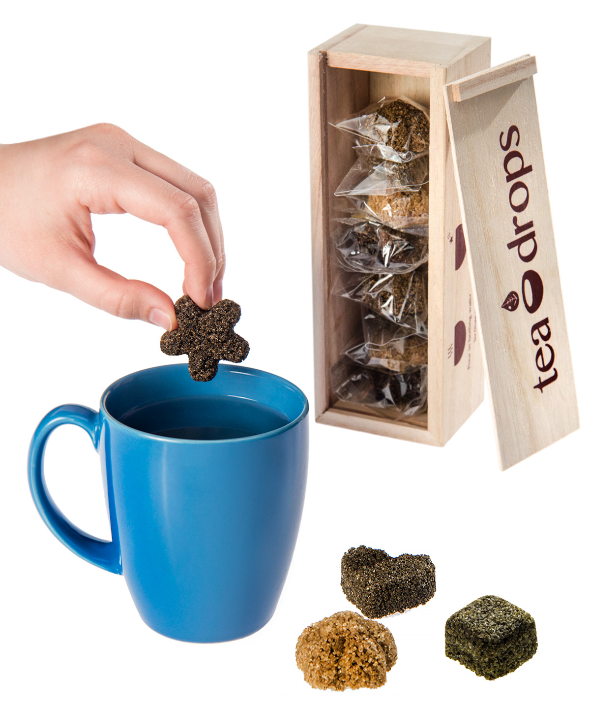 Tea Drops Variety Pack An instant hot drink from cute shapes made of